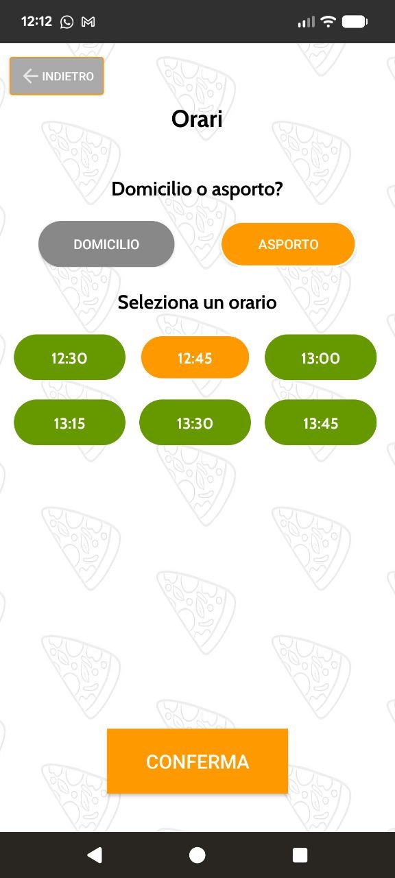 Selezione orario